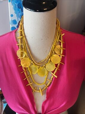 Yellow necklace